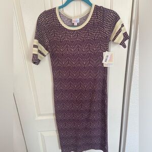 LuLaRoe Julia Dress Size XS - New With Tags